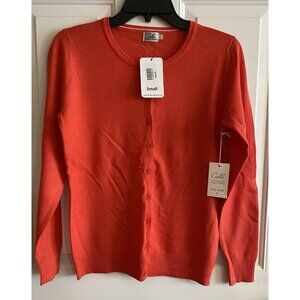Cielo Coral Cardigan Womens Size Small NWT